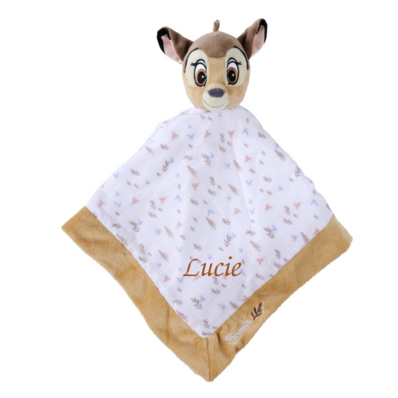  bambi the fawn comforter muslin brown leaf 40 cm 